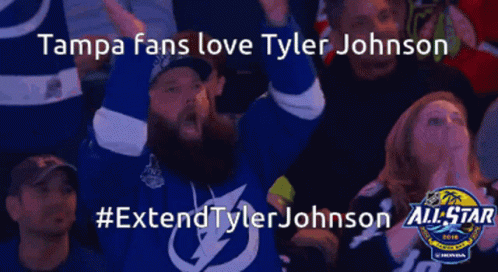Tampa Fans Love Tyler Johnson And #Extendtyler Johnson GIF