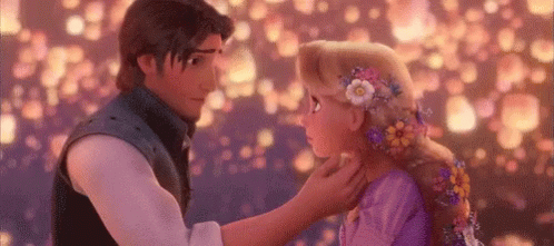 Tangled Flynn Rider And Rapunzel Couple GIF