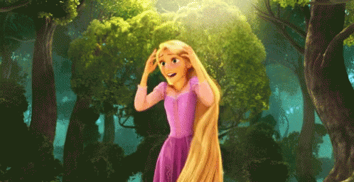 Tangled Rapunzel Jumping In Happiness GIF