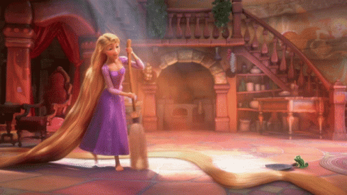 Tangled Sweeping GIF