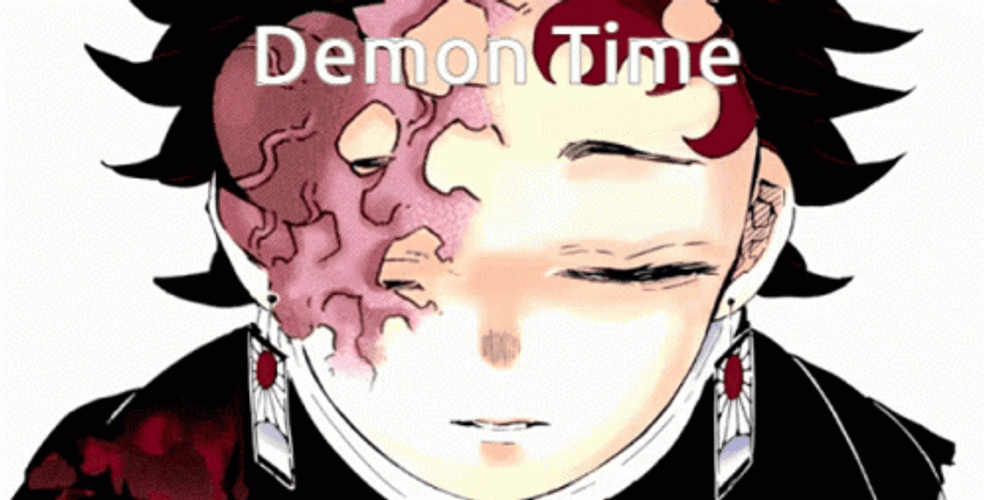 Tanjiro Demon Time Meme GIF