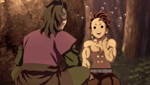 Tanjiro Kamado And Genya GIF