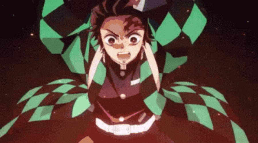 Tanjiro Vs Daki GIF