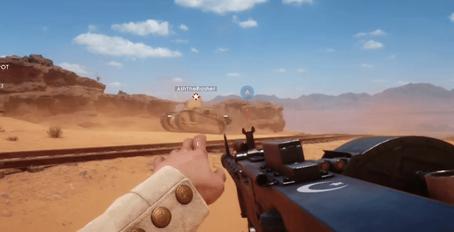 Tank Aiming In Battlefield Game GIF
