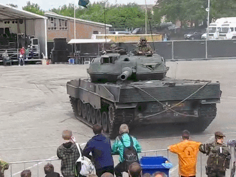 Tank Black Smoke Exhaust Pipe GIF