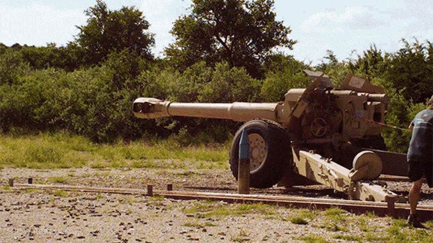 Tank Cannon Explosion GIF,
