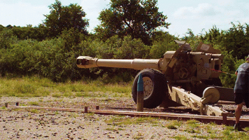 Tank Firing Up GIF