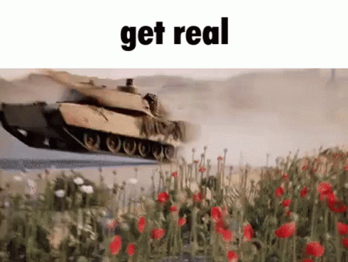 Tank Flying Get Real GIF