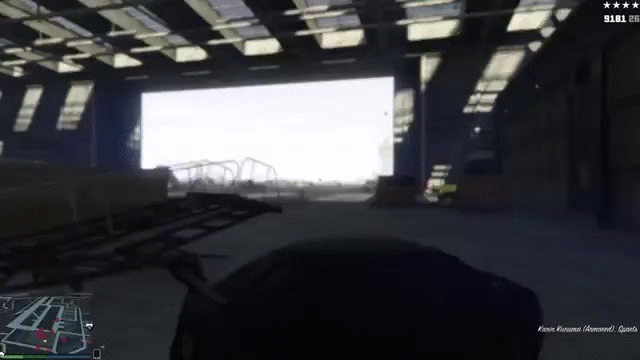 Tank Hitting Car GIF