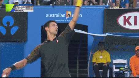 Tank Playing Tennis GIF