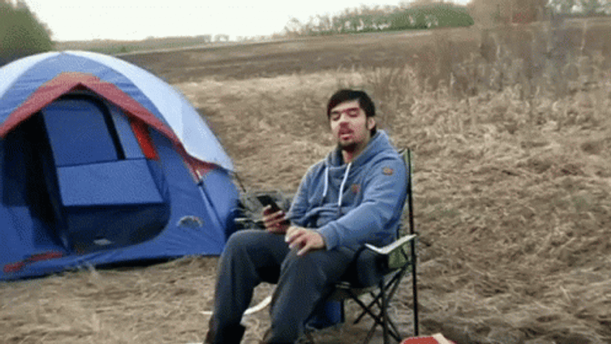 Tanner Hates Camping Why Meme GIF