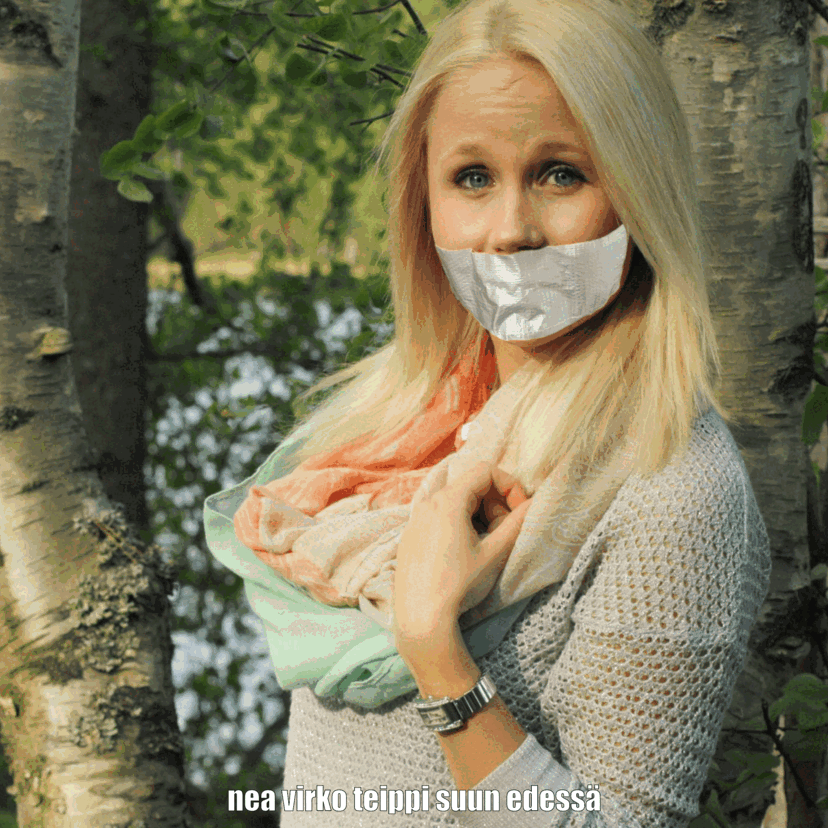 tape gagged