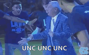 Tar Heels Football Coach Dancing GIF