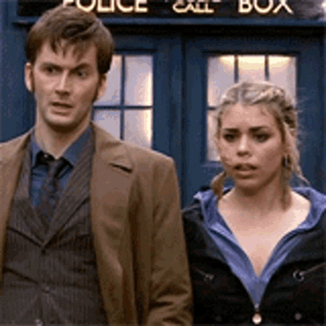 Tardis Tenth Doctor Gif GIF