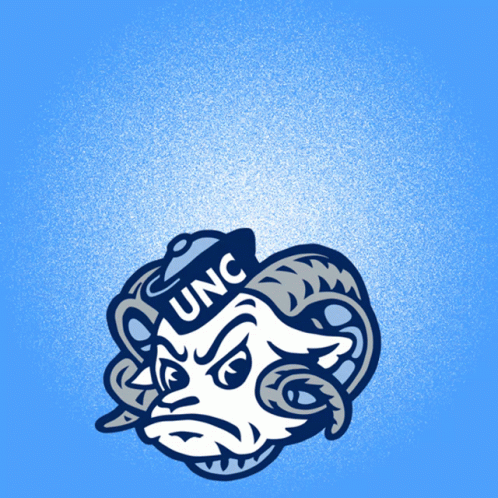 Tarheels Poster With Ram Head GIF