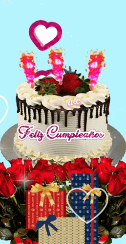 Tarjeta De Cumpleaños 258 X 498 Gif GIF
