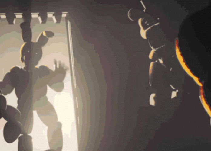 Tarnished Spinning Springtrap Bunny FNAF GIF