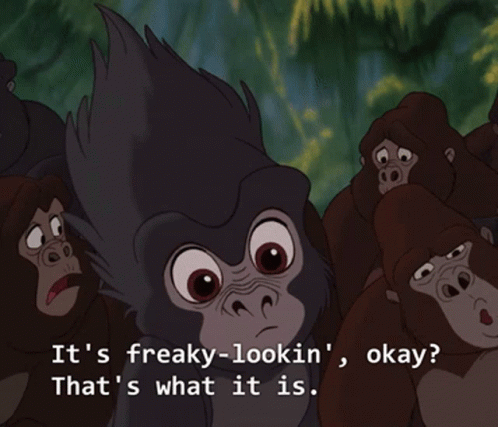 Tarzan Animated Movie Quote Gorilla Monkeys GIF