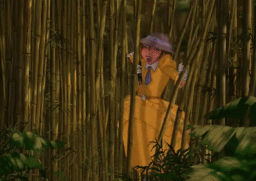 Tarzan Jane Porter Lost In Bamboo Trees GIF