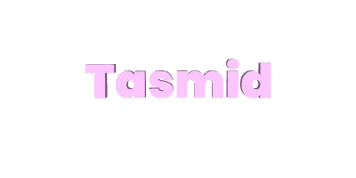 Tasmid Pink Text