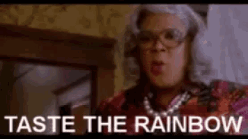 Taste The Rainbow Madea Gif GIF