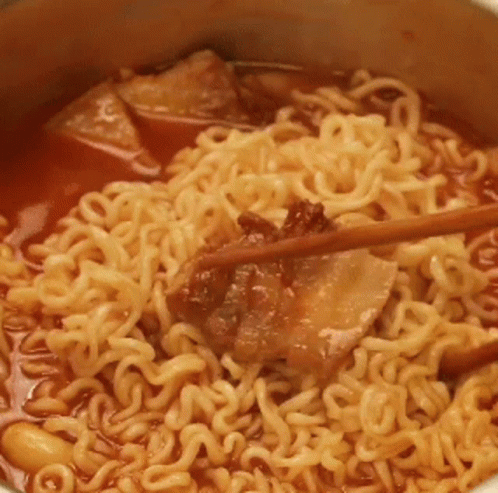 Tasty Ramen Noodle Soup GIF