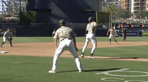 Tatis Jr Major League Catching The Ball GIF