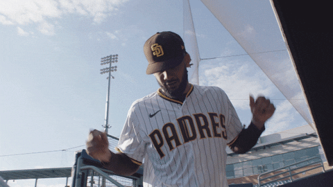 Tatis Jr Wearing Padres Jersey GIF
