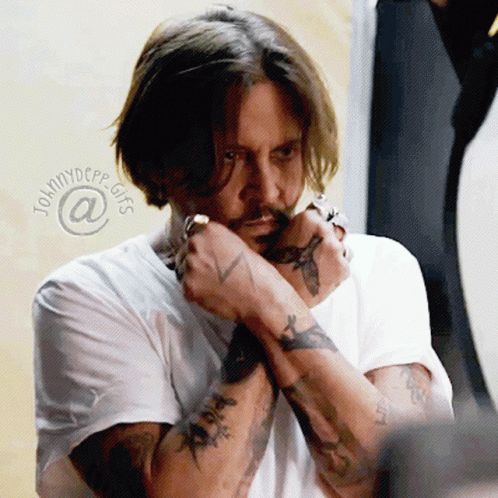 Johnny Depp Tattoo GIF