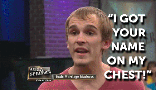 Tattoo On Chest Jerry Springer GIF