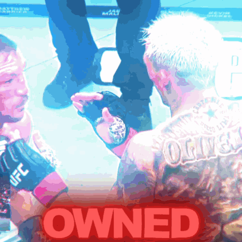 Tattooed Man Held, 'Owned' in Red