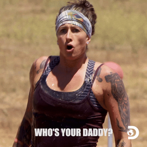 Tattooed Woman Whos Your Daddy GIF