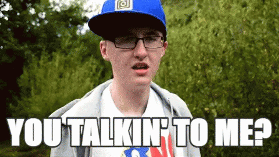 Taxi Driver Asking You Talking To Me GIF