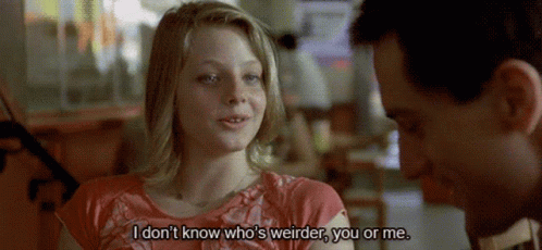 Taxi Driver Iris Giggling GIF