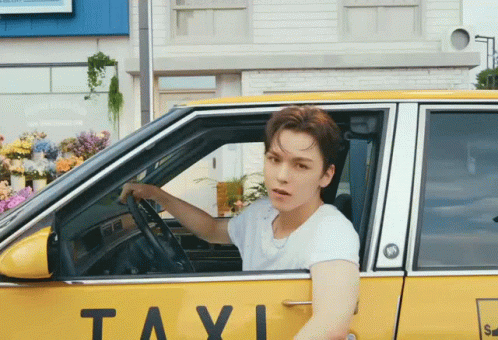 Taxi Driver Seventeen Vernon Kpop GIF