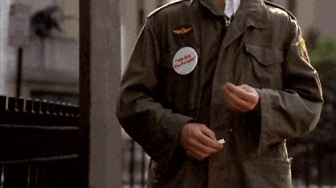 Taxi Driver Travis Bickle Chewing Food GIF