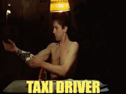 Taxi Driver Travis Bickle Different Scenes GIF