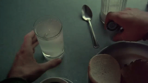 Taxi Driver Travis Bickle Looking At Glass GIF