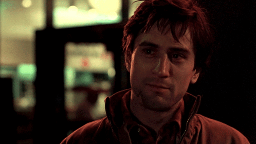 Taxi Driver Travis Bickle Smiling GIF