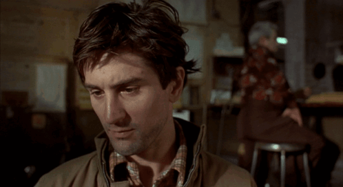 Taxi Driver Travis Bickle Walking Away GIF