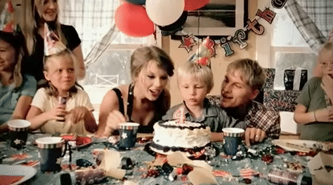 Taylor Swift Clapping On Birthday GIF