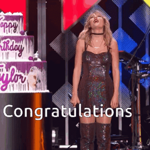 Taylor Swift Congratulations GIF