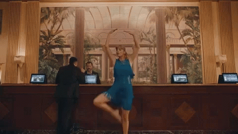 Taylor Swift Dancing Ballerina Exit GIF