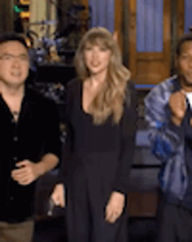 Taylor Swift Dancing Body Bump GIF