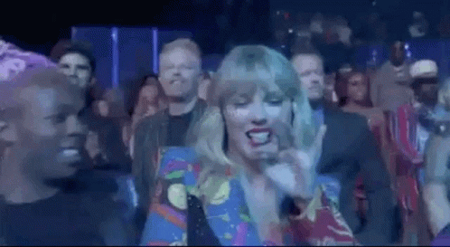 Taylor Swift Dancing On The Crowd GIF