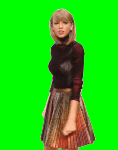 Taylor Swift Explosion Green Screen Boom GIF
