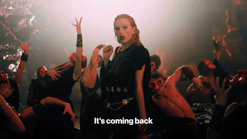 Taylor Swift It's Coming Back Around Transitions GIF