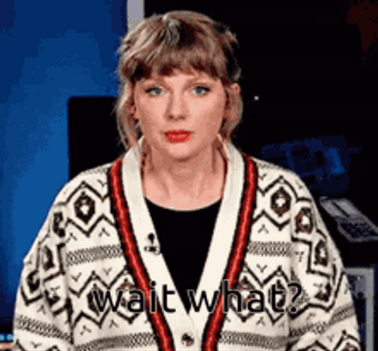 Taylor Swift Mmmm Doubt Question Interview GIF