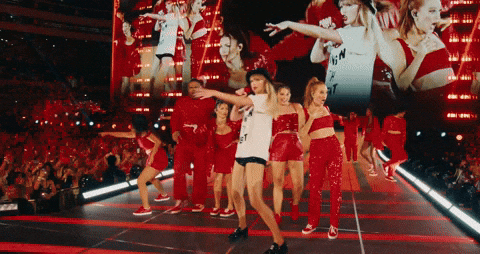 Taylor Swift Performing Feelin' 22 GIF