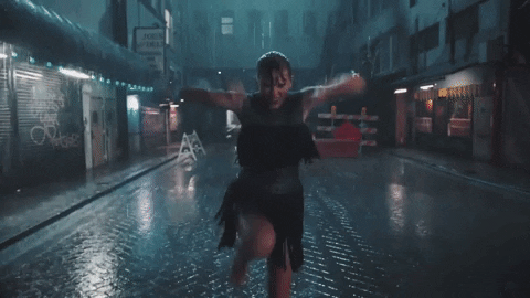 Taylor Swift Rain Dance GIF